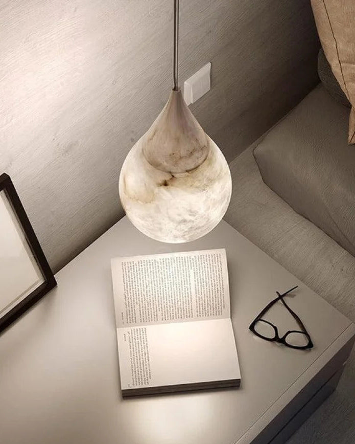 WOW Alabaster Raindrop Pendant Light-wow2901