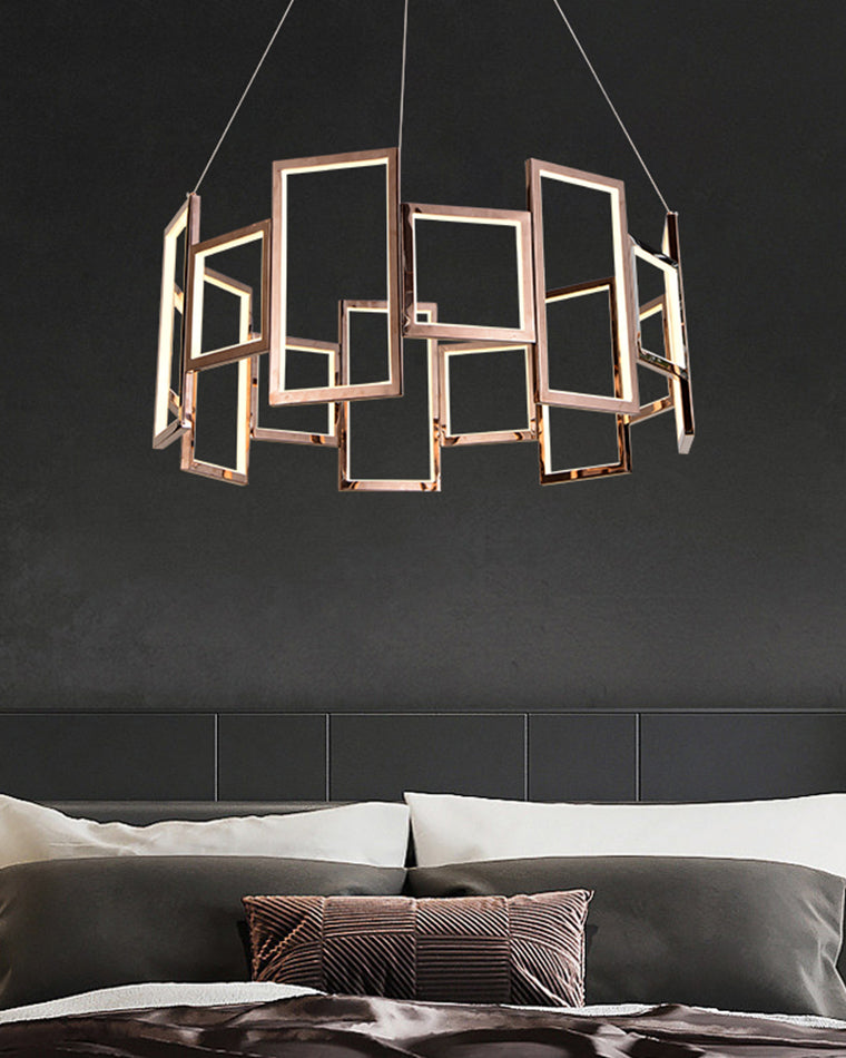 WOW Rectangular Led Round Chandelier-wow2778