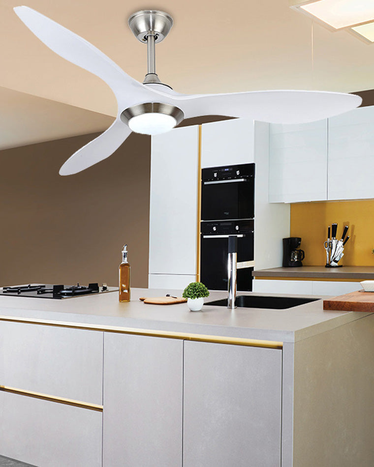 WOW Coastal White Large Ceiling Fan Lamp-wow5055