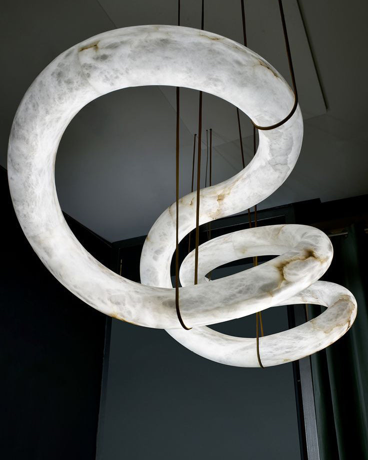 WOW Infinity Large Alabaster Chandelier-wow2883