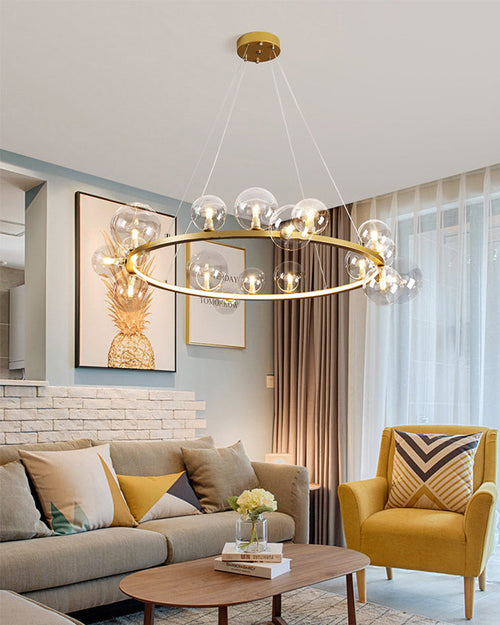 WOW Circular Glass Bubble Chandelier-wow2493