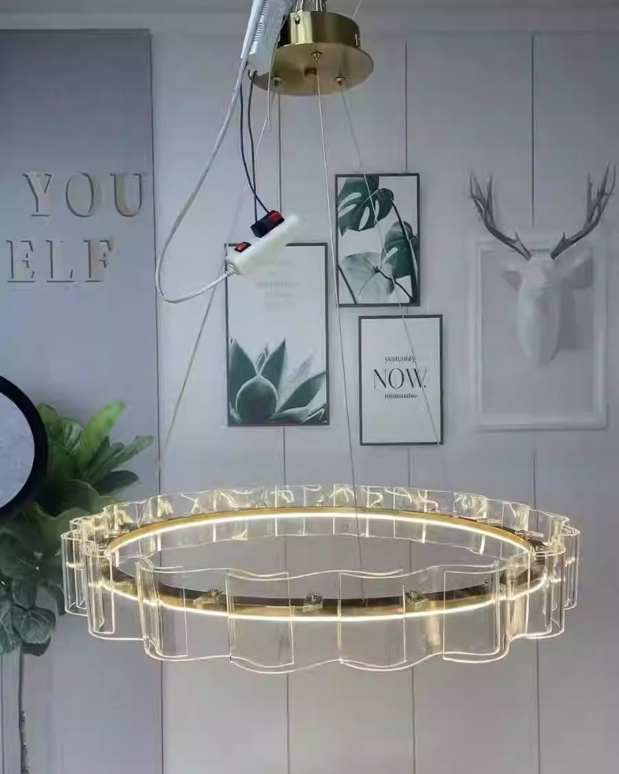 WOW Acrylic Ring Led Chandelier-wow2604