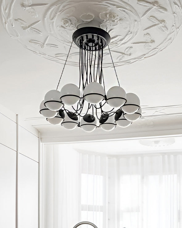 WOW Glass Globe Round Chandelier-wow2623