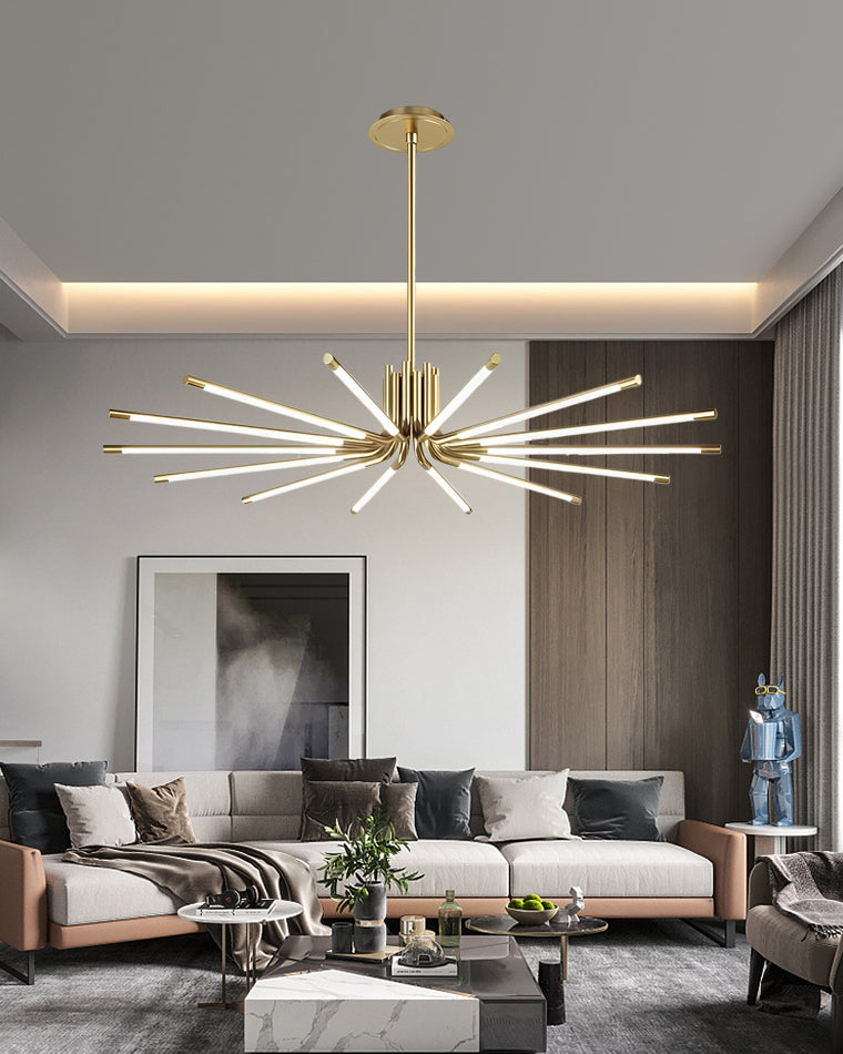 WOW Starburst Multi Light Rods Chandelier-wow2761