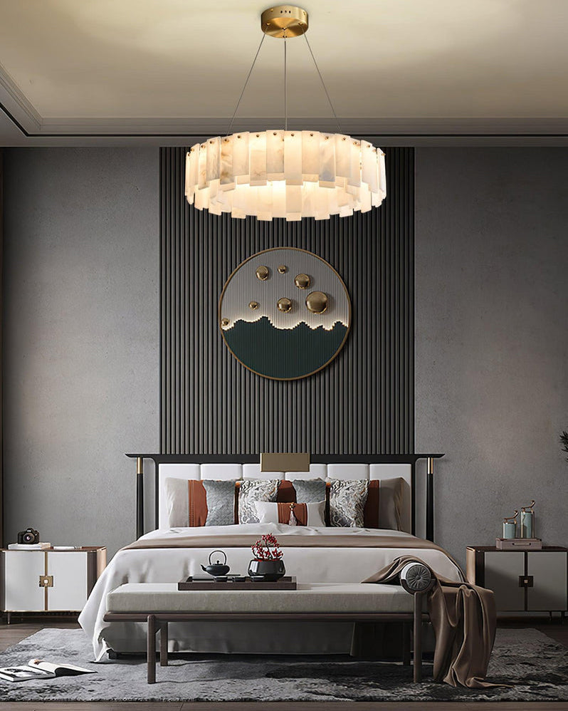 WOW Round Alabaster Chandelier-wow2843