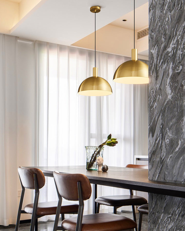 WOW Dome Brass Pendant Light-wow2746