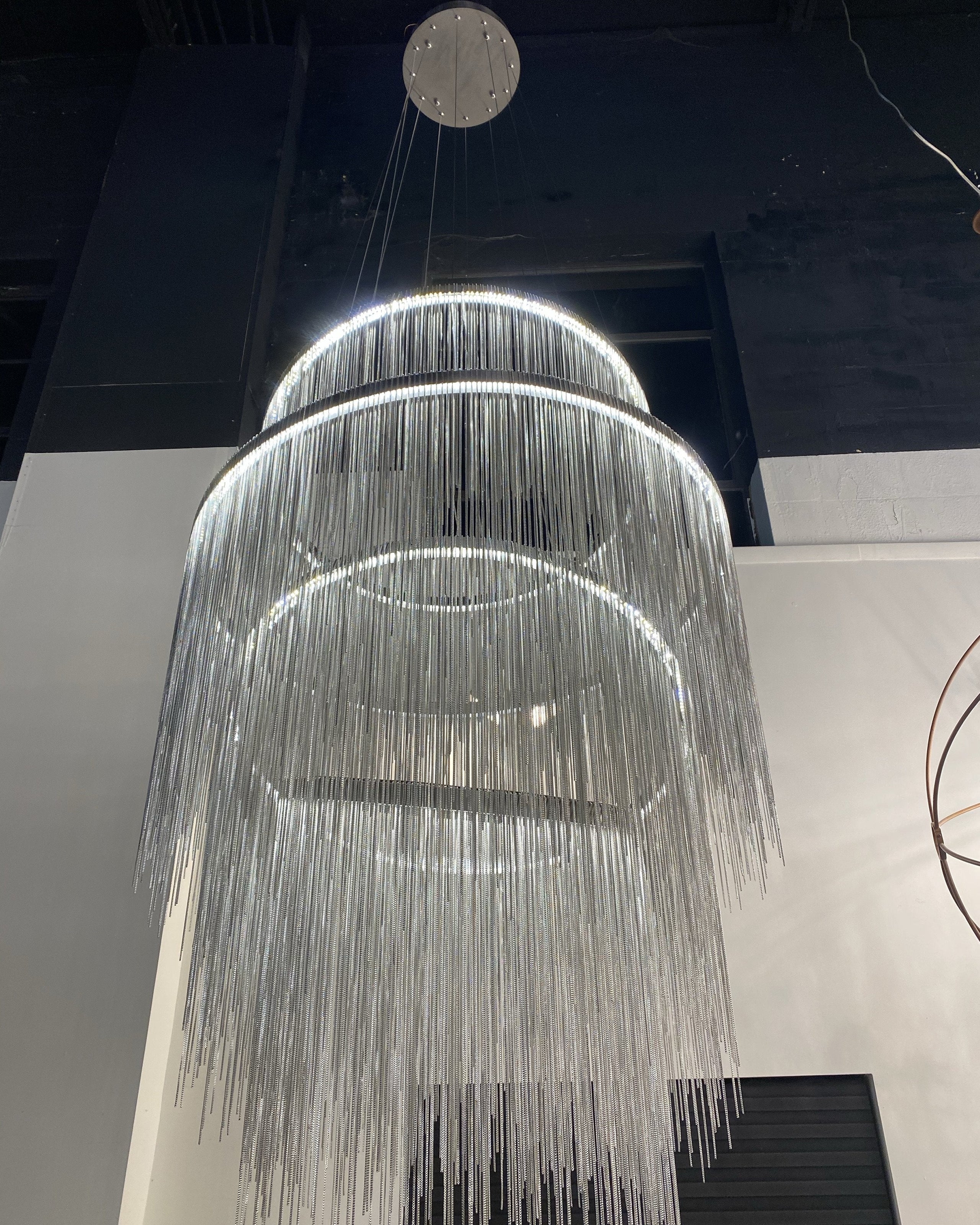 WOW Tiered Fringe Chandelier-wow2062c