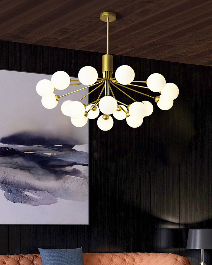 WOW Frosted Glass Globe Chandelier-wow2915