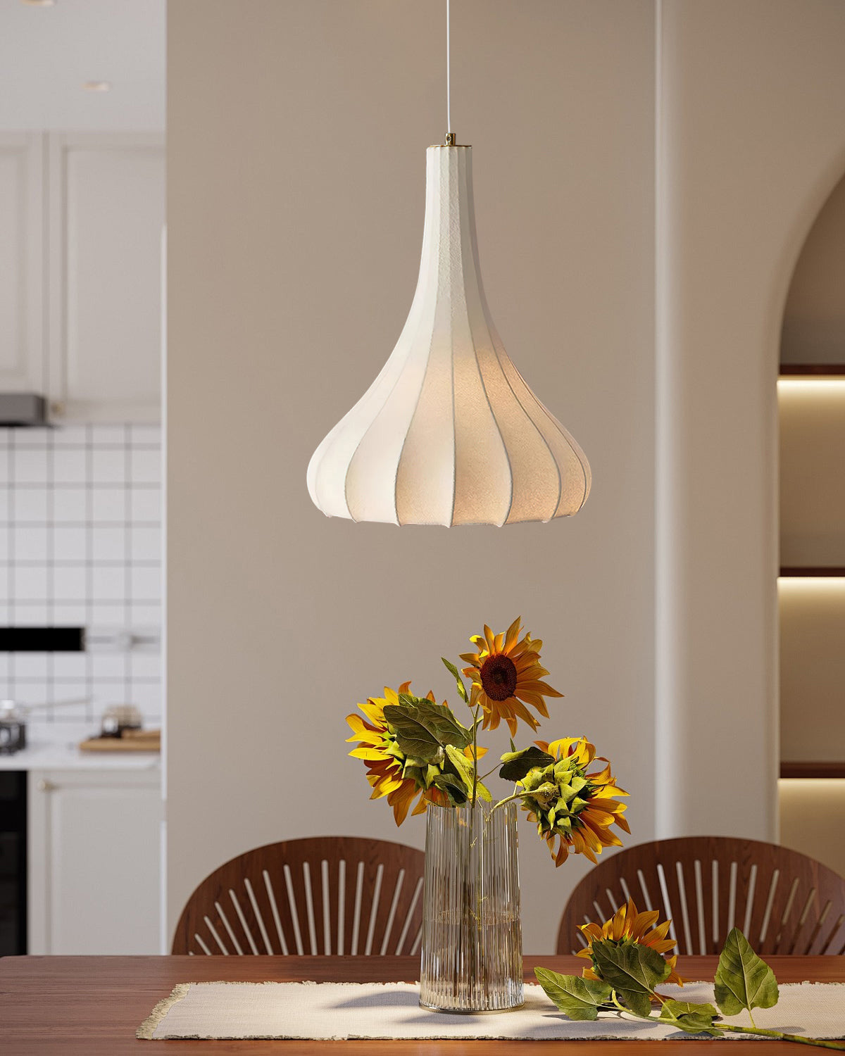 WOW Cone Silk Pendant Light-wow2975
