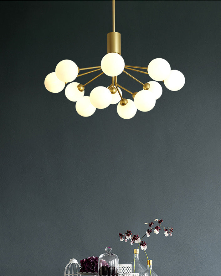 WOW Frosted Glass Globe Chandelier-wow2915