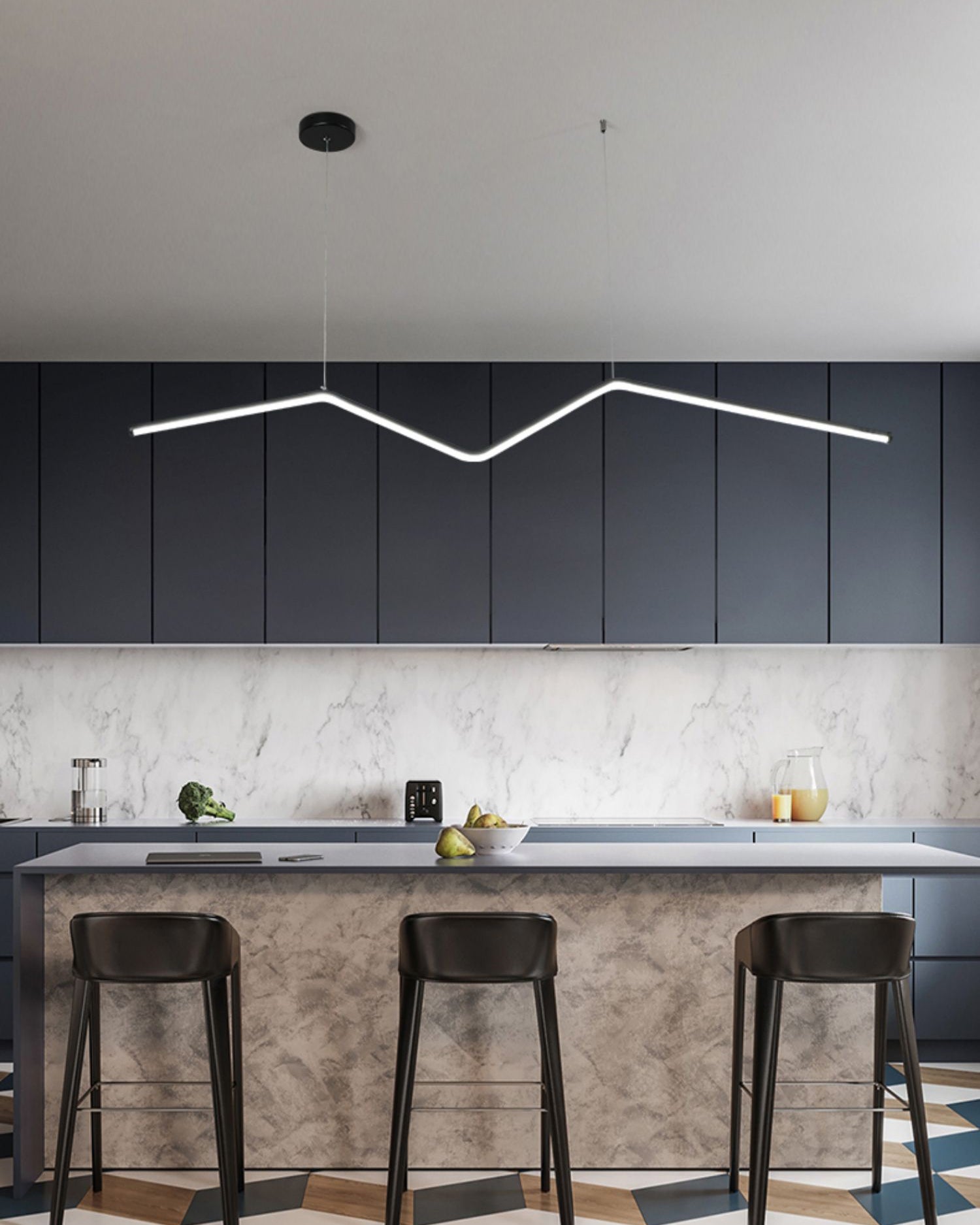 WOW Zigzag Linear Pendant light-wow2638