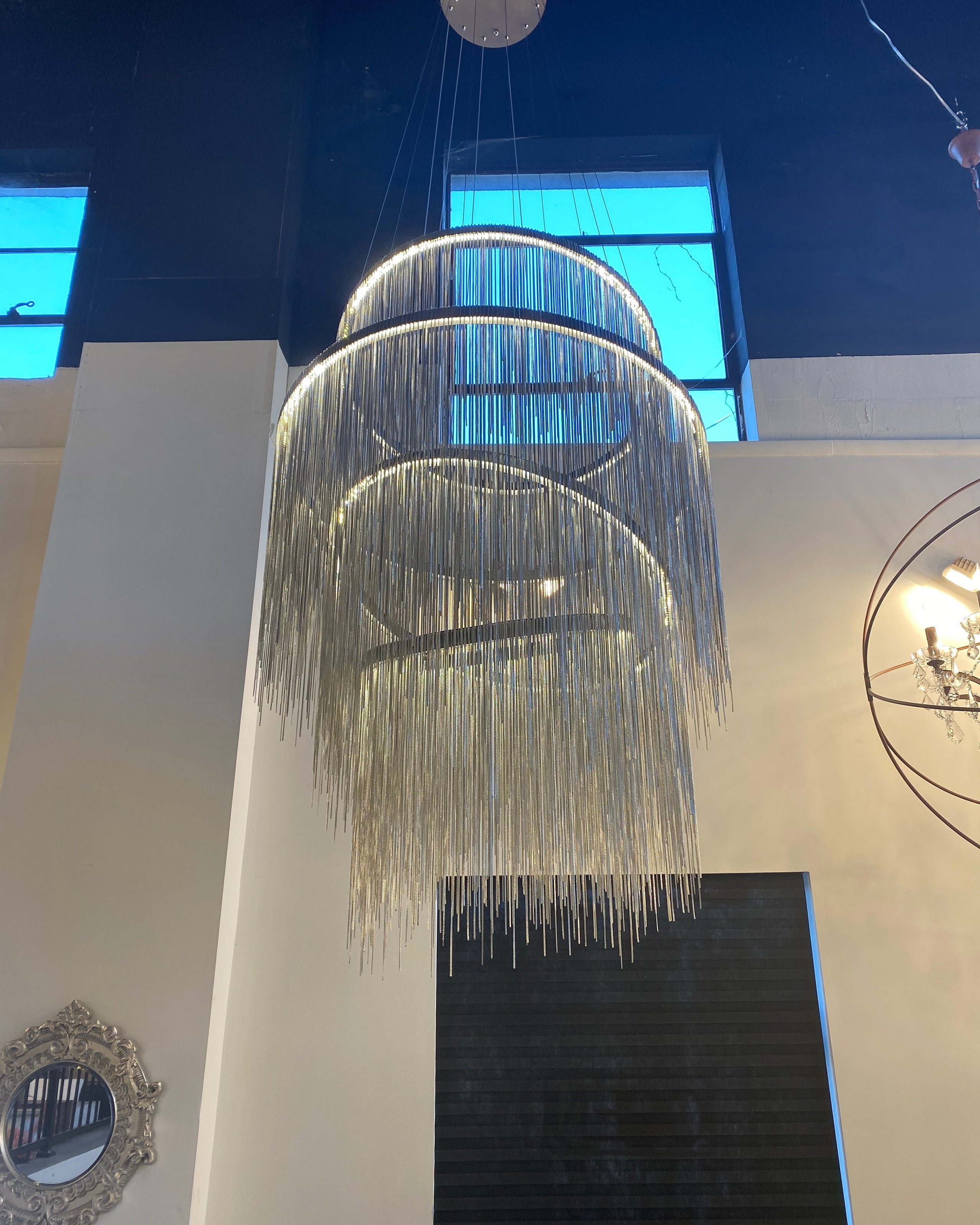 WOW Tiered Fringe Chandelier-wow2062c