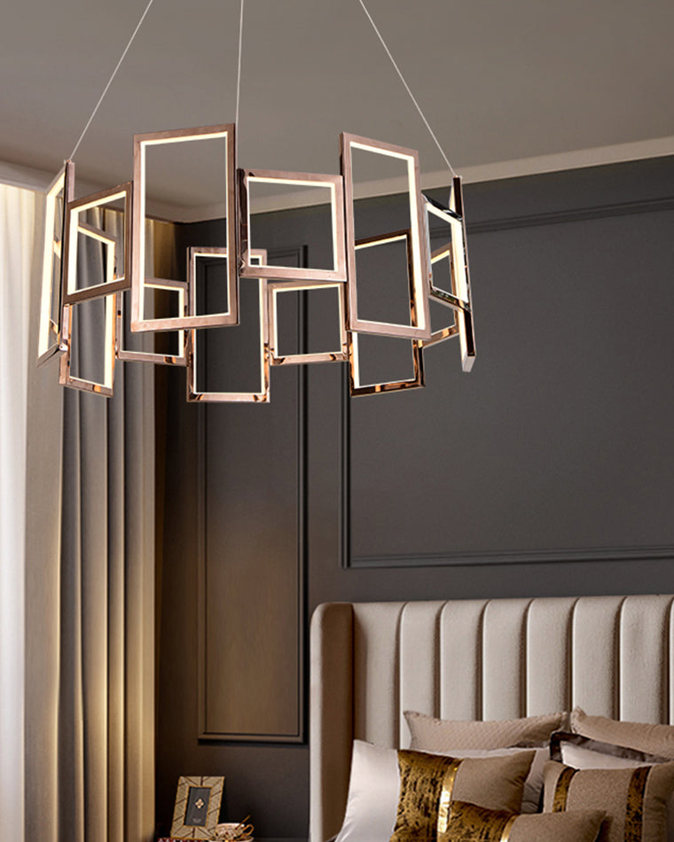 WOW Rectangular Led Round Chandelier-wow2778