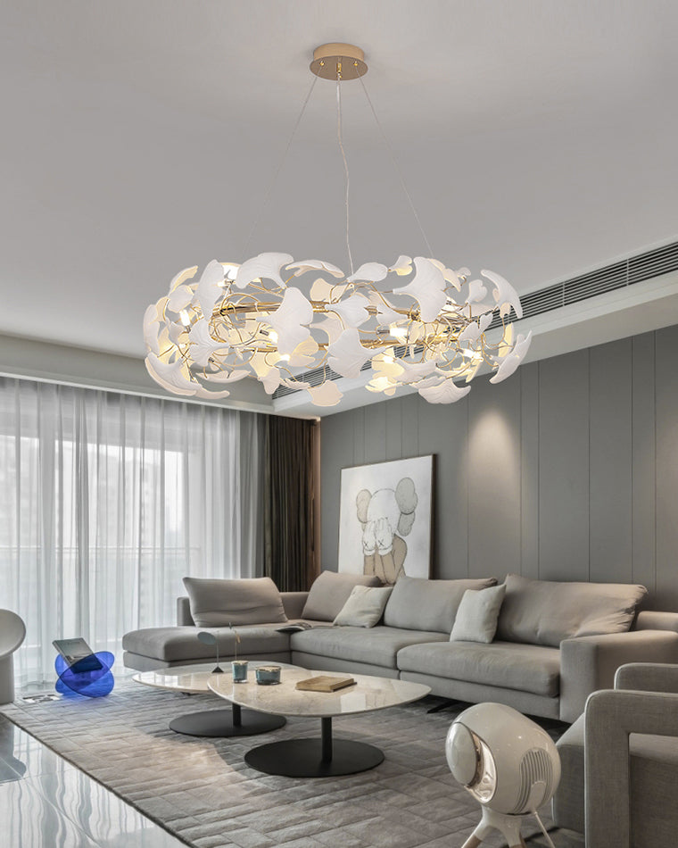 WOW Gingko Round Chandelier-wow2419