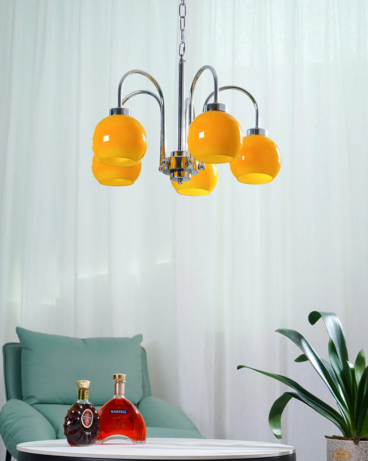 WOW Glass Globe Arm Chandelier-wow2718