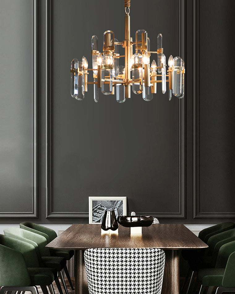 WOW Black Candle Crystal Chandelier-wow2519