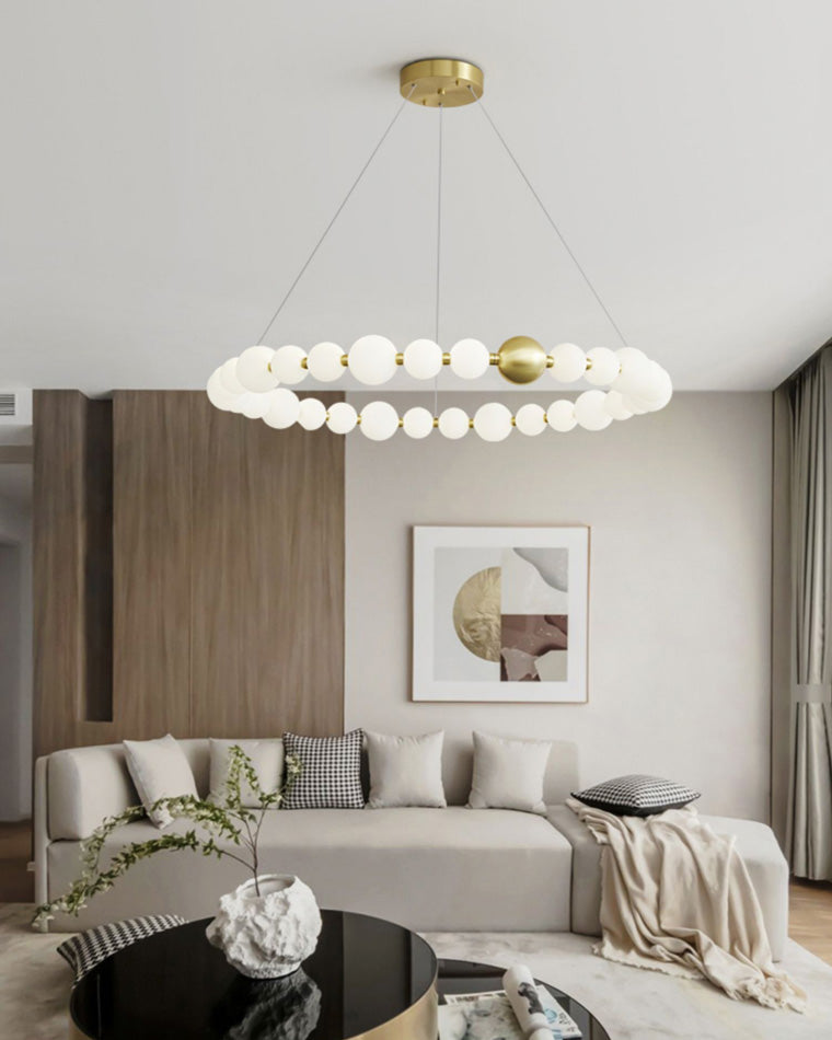 WOW Pear Necklace Circular Chandelier-wow2449