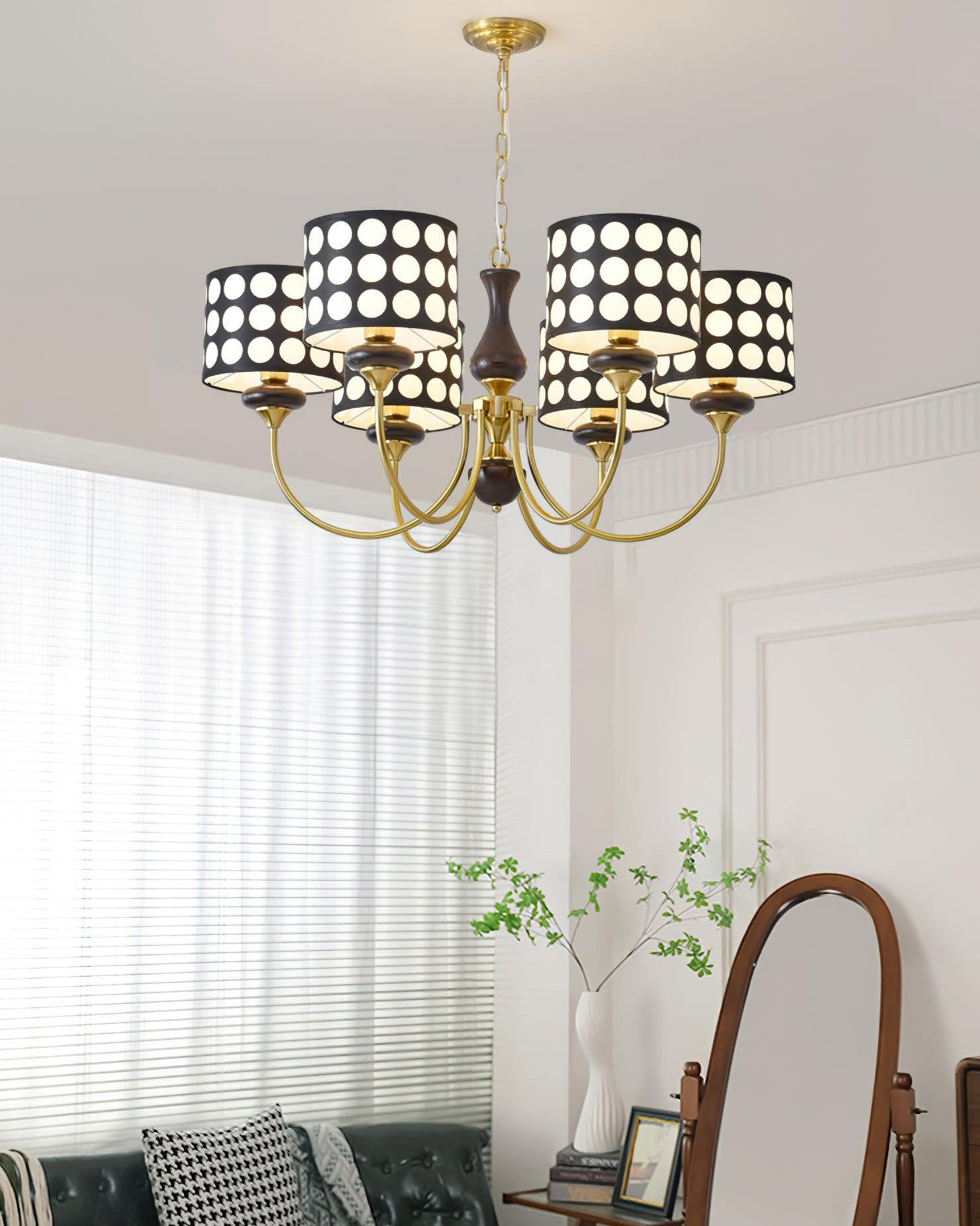 WOW Polka Shaded Chandelier-wow2913