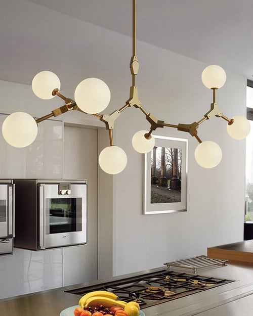 WOW Branching Bubble Frosted Glass Chandelier-wow2514