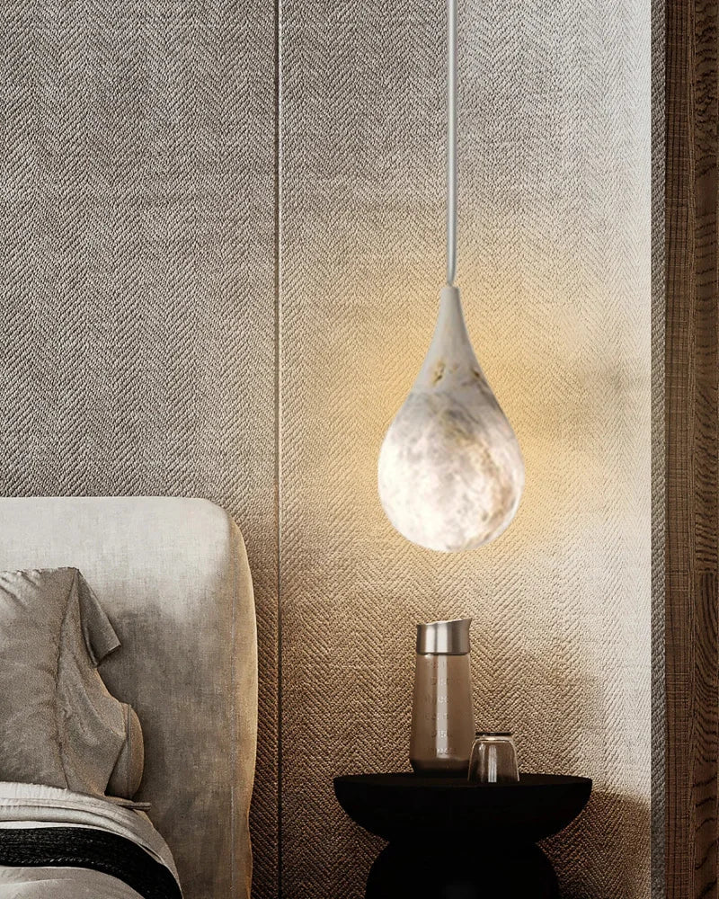 WOW Alabaster Raindrop Pendant Light-wow2901
