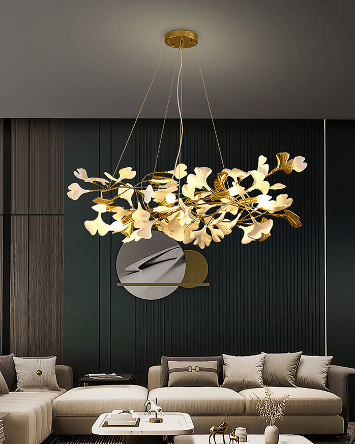 WOW Gingko Ceramic Chandelier-wow2411