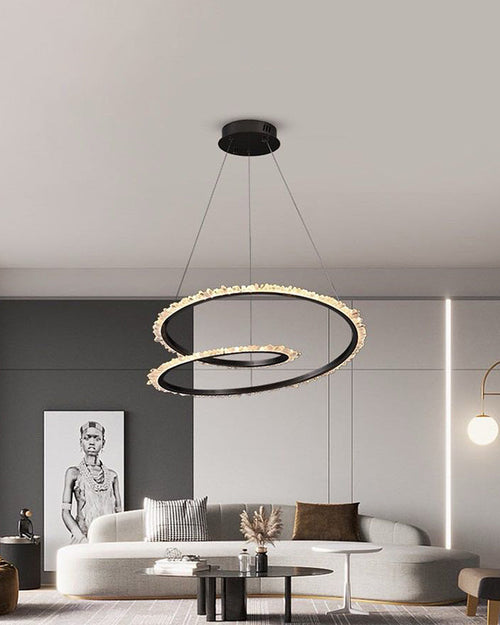 WOW Rock Crystal Swirl Chandelier-wow2709