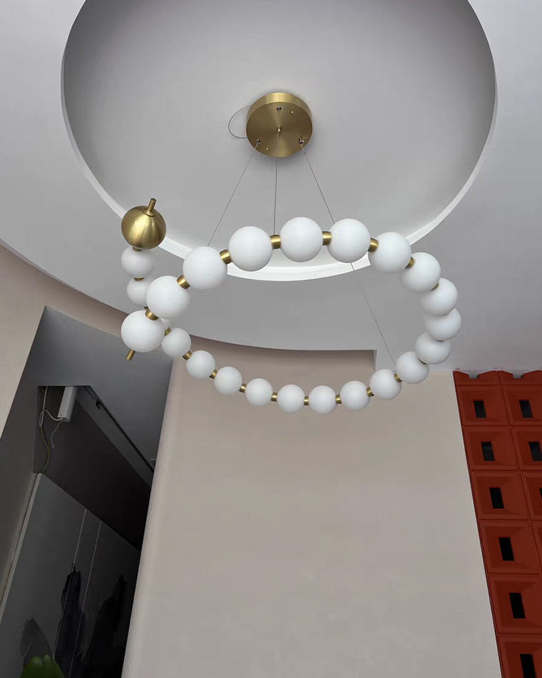 WOW Spiral Pearl Chandelier-wow2812