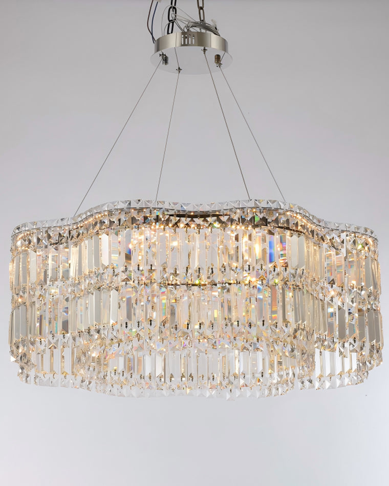 WOW Flower Chrome Crystal Chandelier-wow2405