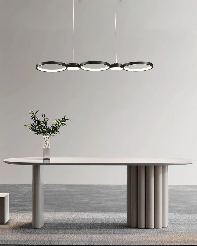 WOW Multi Circle Linear Pendant Light-wow2765