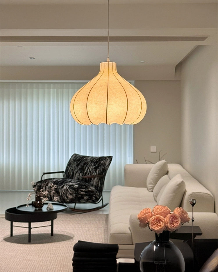 WOW Pumpkin Silk Pendant Light-wow2568