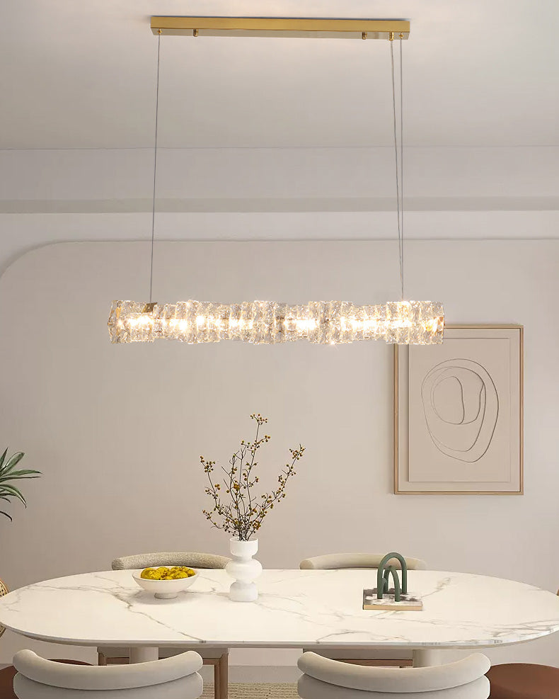 WOW Twist Linear Crystal Chandelier-wow2193