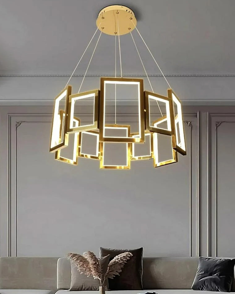 WOW Rectangular Led Round Chandelier-wow2778