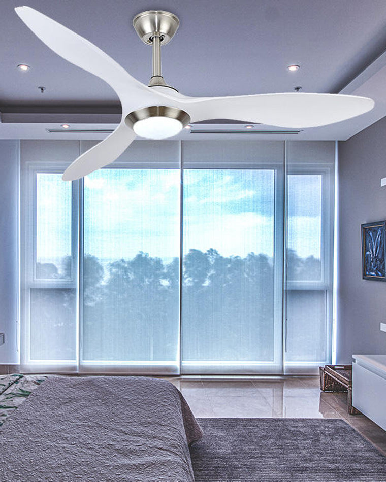 WOW Coastal White Large Ceiling Fan Lamp-wow5055