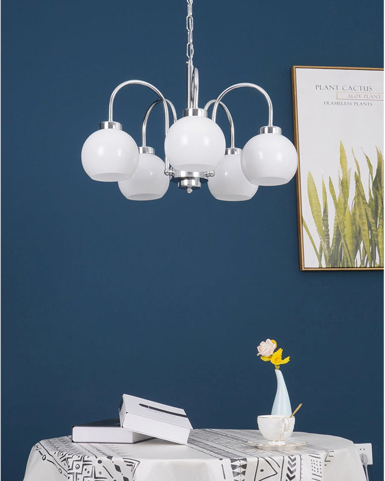 WOW Glass Globe Arm Chandelier-wow2718