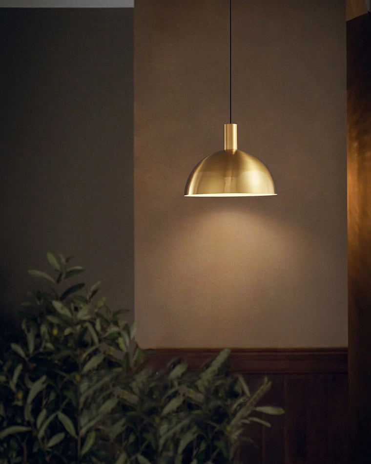 WOW Dome Brass Pendant Light-wow2746