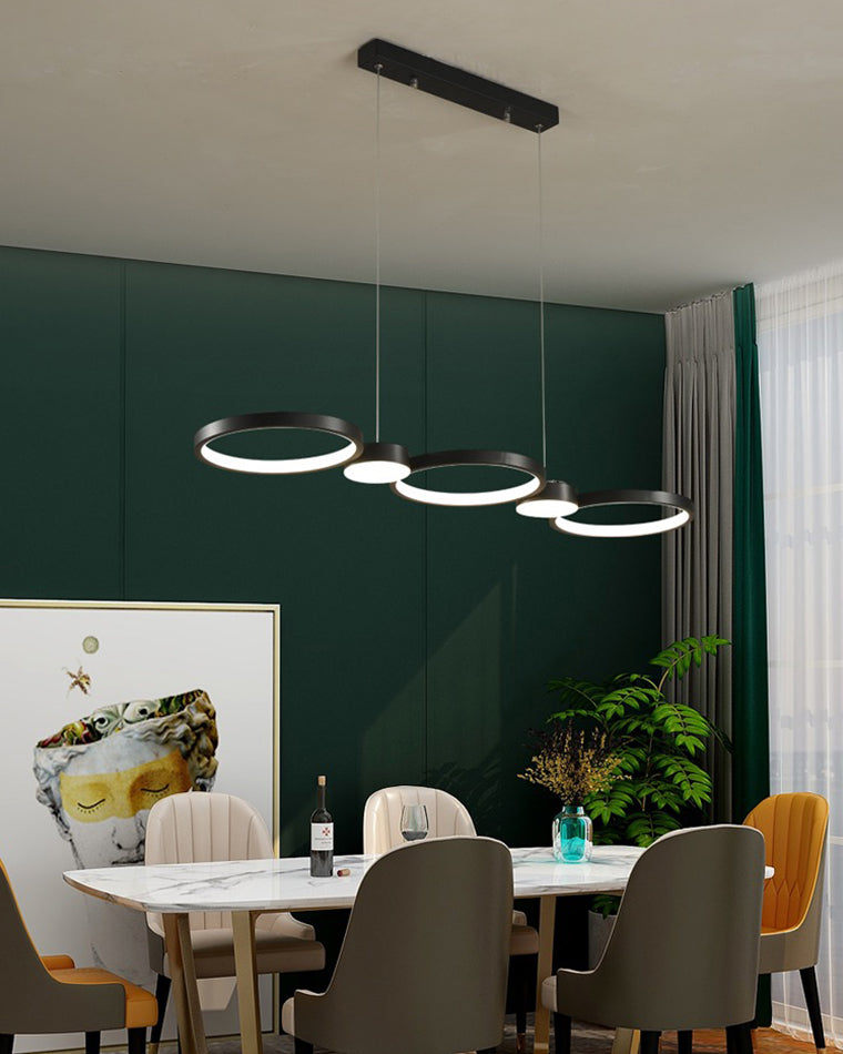 WOW Multi Circle Linear Pendant Light-wow2765