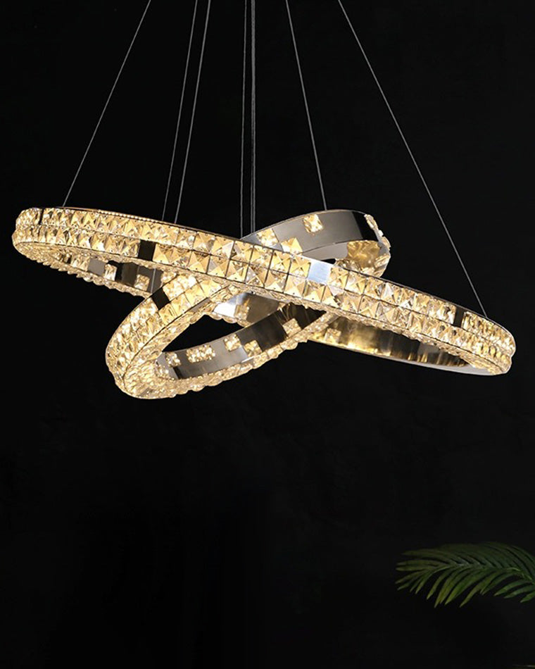 WOW Tiered Circular Crystal Chandelier-wow2544