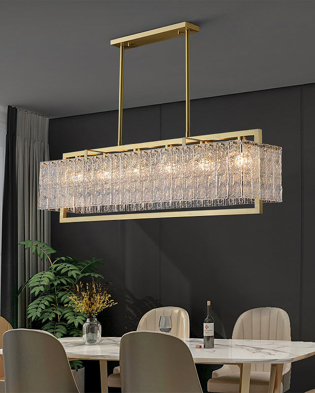 WOW Textured Glass Round Chandelier-wow2619