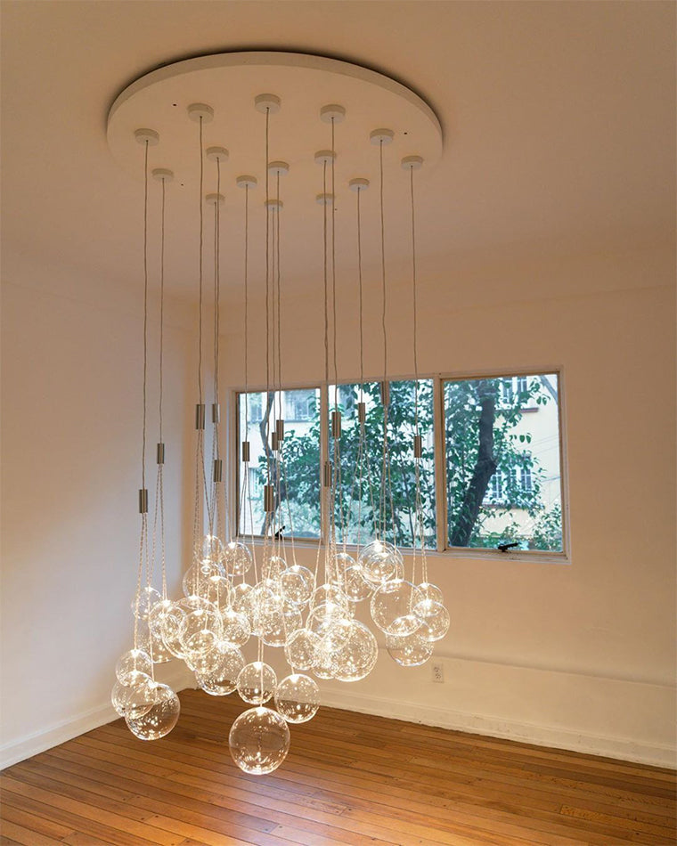 WOW Cluster Glass Bubble Chandelier -wow2680