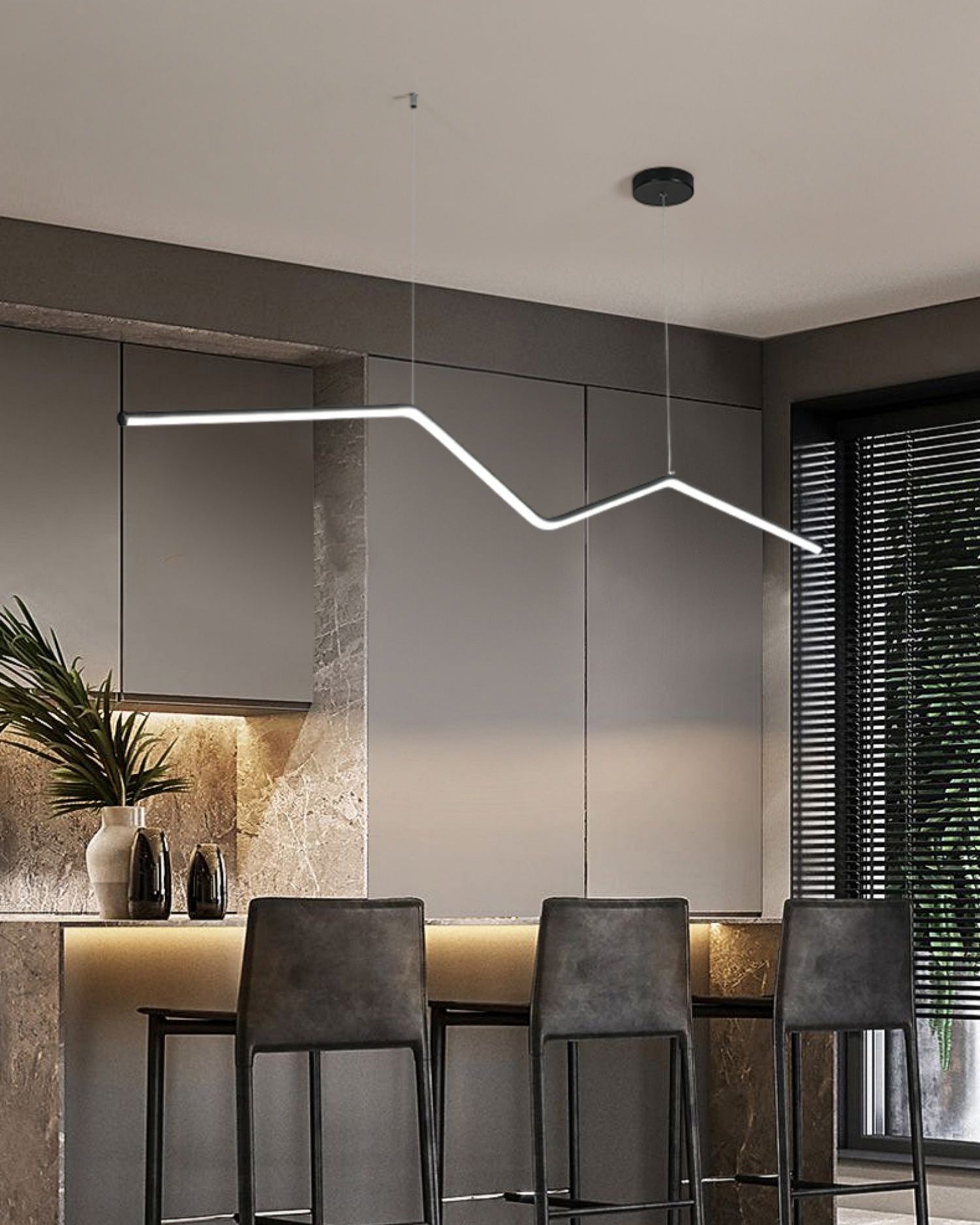 WOW Zigzag Linear Pendant light-wow2638