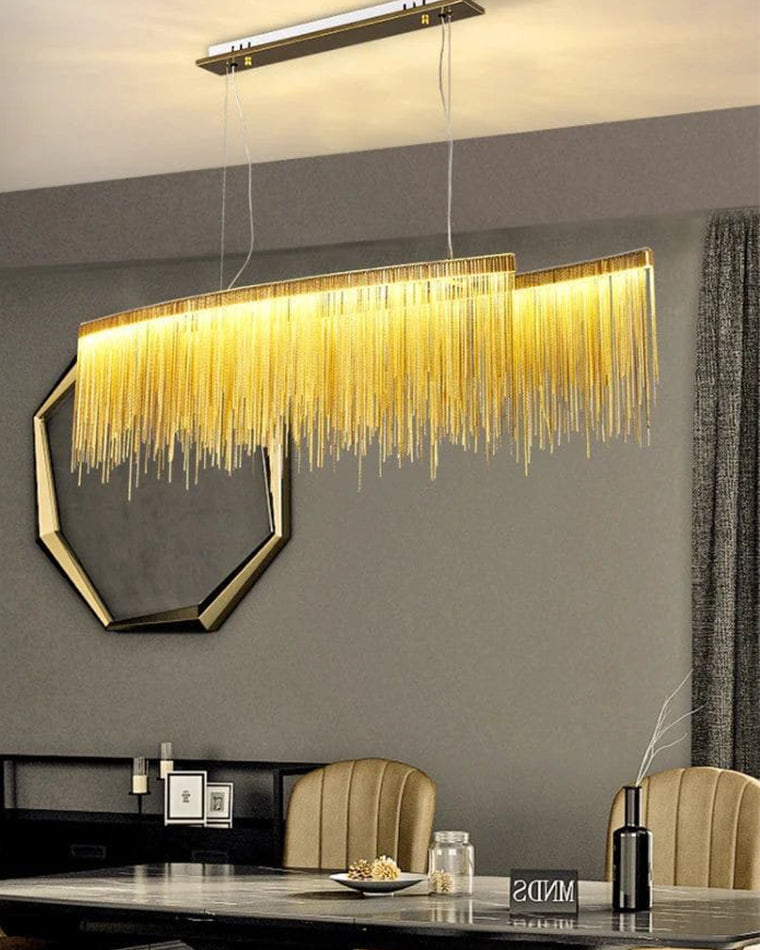 WOW Fringe Linear Chandelier-wow2062b