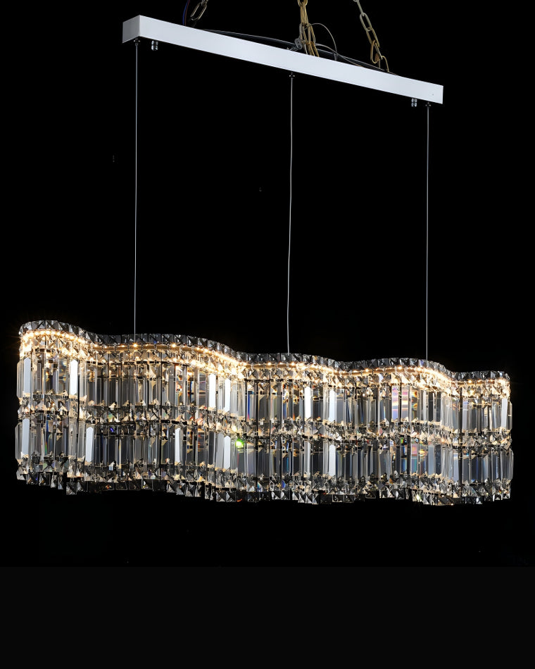 WOW Flower Chrome Crystal Chandelier-wow2405