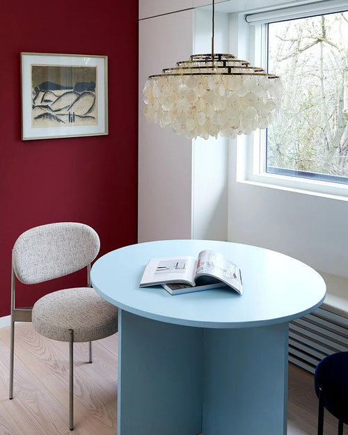 WOW Tiered Capiz Round Chandelier-wow2346