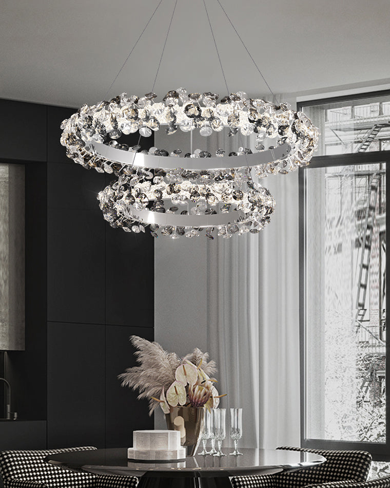 WOW Tiered Circular Crystal Chandelier-wow2726