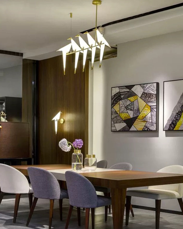 WOW Origami Bird Linear Chandelier-wow2736