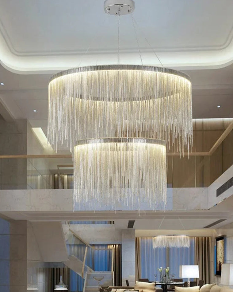 WOW Tiered Fringe Chandelier-wow2062c