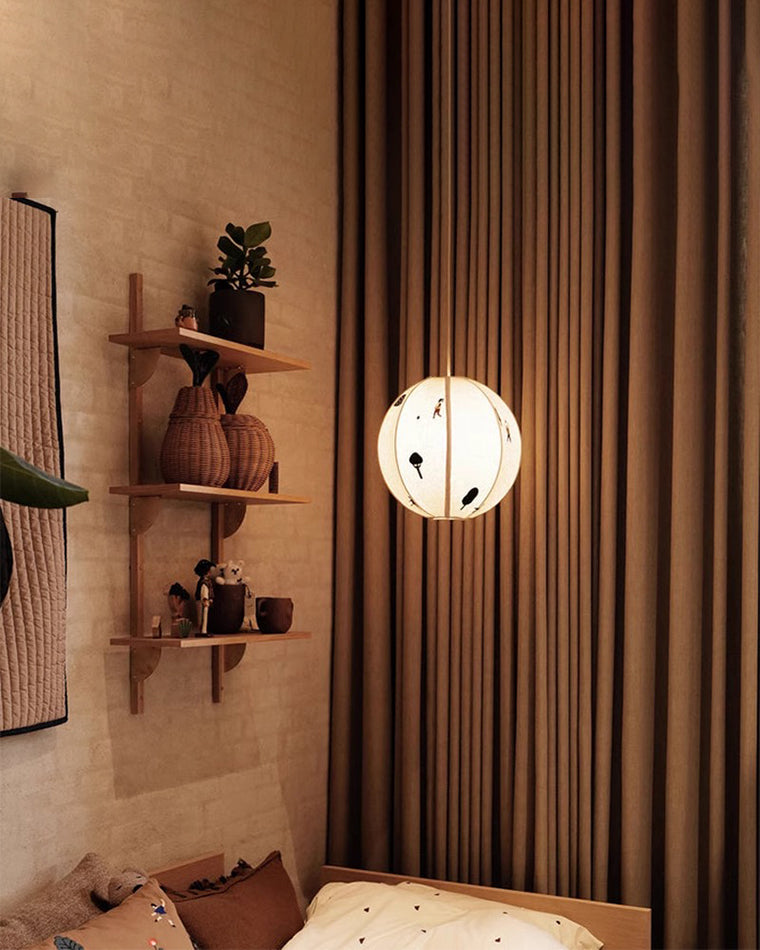 WOW Fabric Globe Pendant Light-wow2945