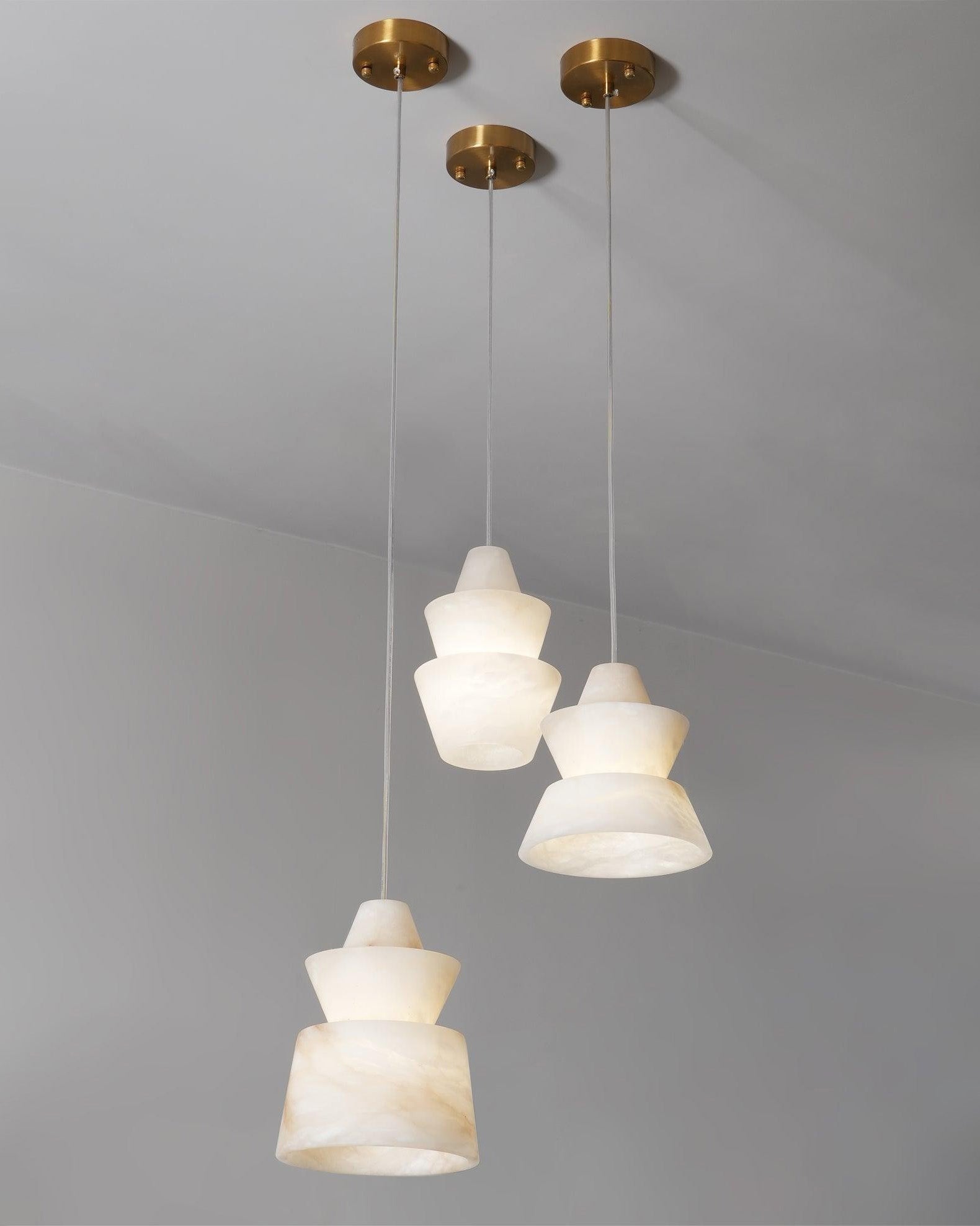 WOW Hat Shaded Alabaster Pendant Light-wow2896