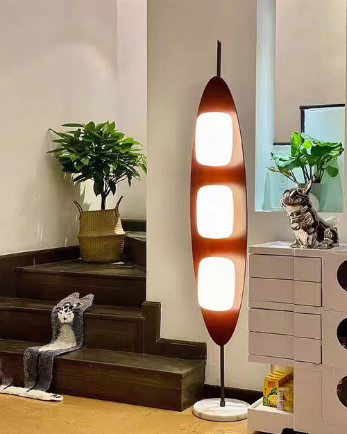 WOW Modern Wood Oval Floor Lamp-wow7080