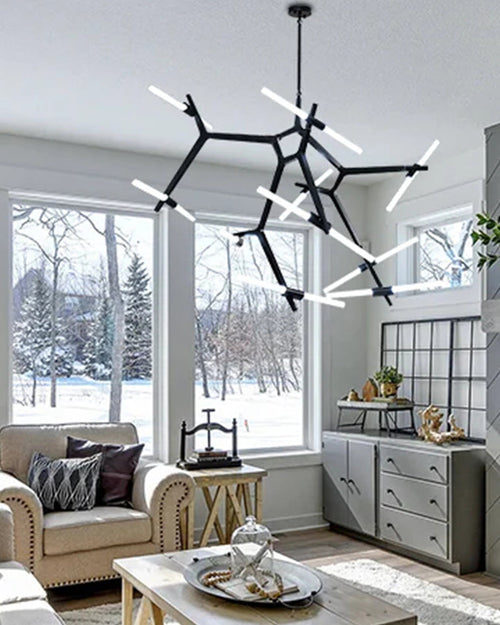 WOW Adjustable Gold Branch Chandelier-wow2511